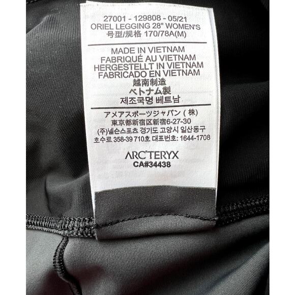 Arc'teryx Womens Size M Leggings Oriel Cropped Pockets High Rise Stretch NWOT - Picture 5 of 6